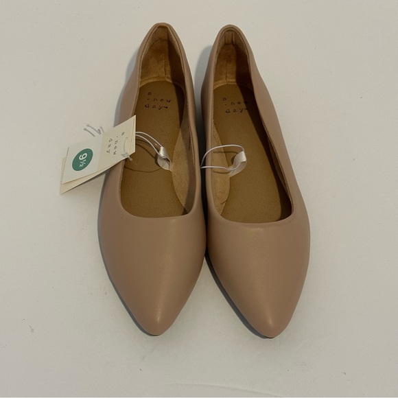 A New Day Shoes - A New Day blush,pointed toe ballet flats, size 9.5. NWT.